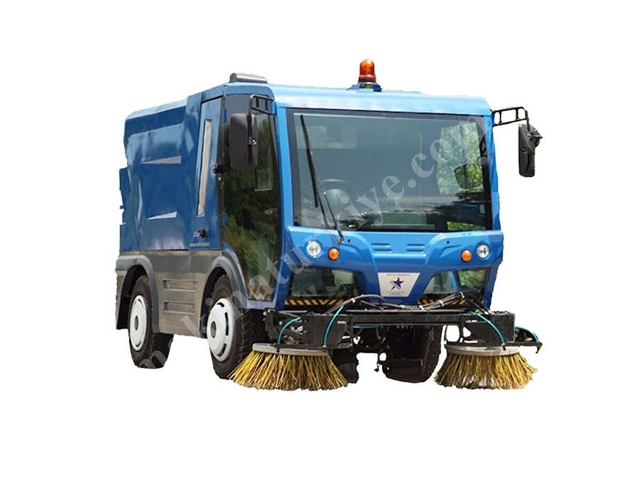 Hidrostatik Tip 2 m3 Dizel Yol Süpürme Aracı