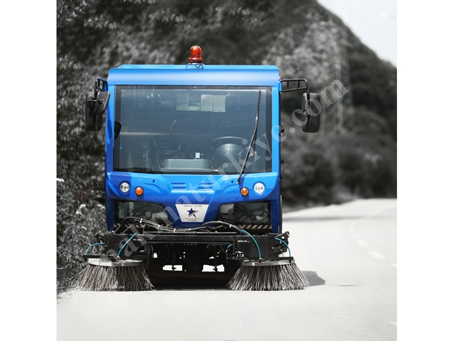 Hidrostatik Tip 2 m3 Dizel Yol Süpürme Aracı