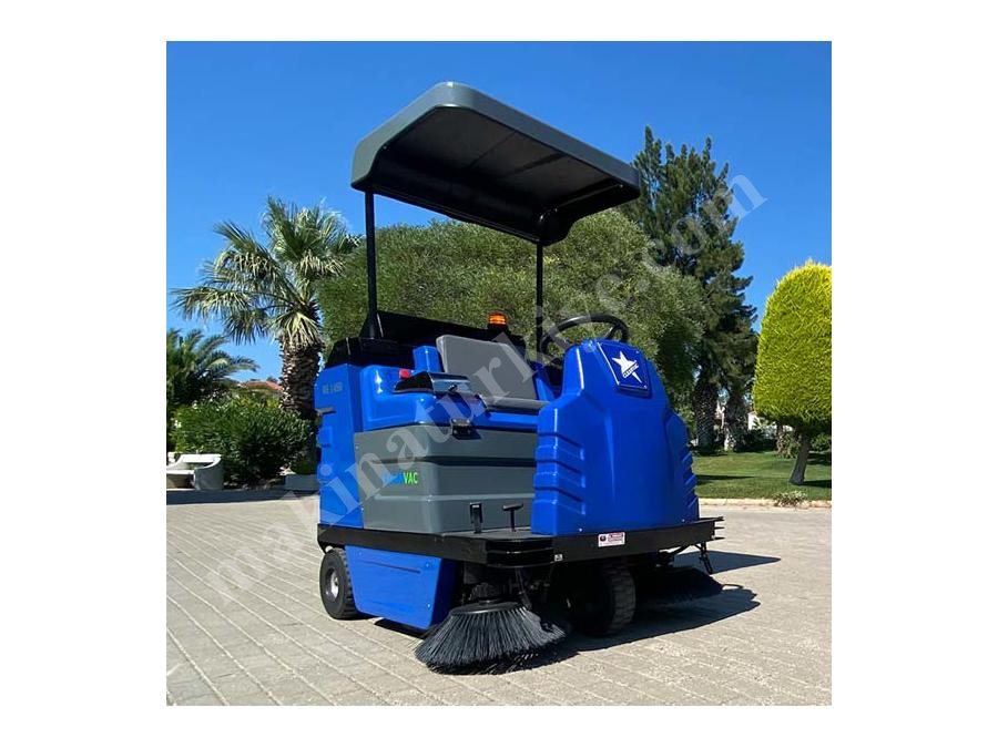 150 Litre Geniş Alan Akülü Yol Süpürme Aracı