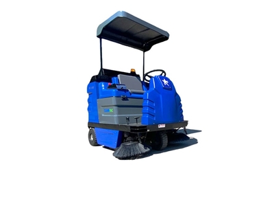 150 Litre Geniş Alan Akülü Yol Süpürme Aracı - 0