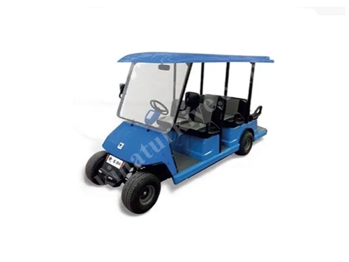 Akülü 6 Kişilik Kapalı Kasalı Golf Arabası