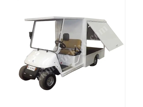 Akülü Kapalı Kasa 2 Kişilik Golf Arabası