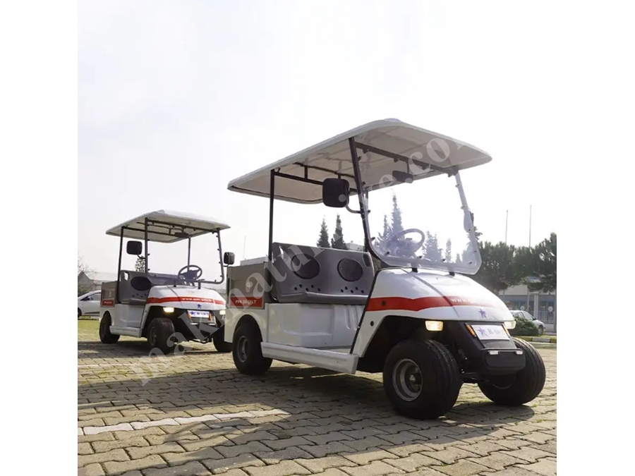 Akülü 2 Kişilik Kasalı Golf Arabası