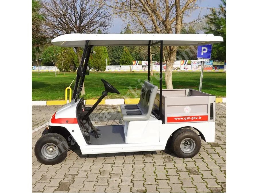Akülü 2 Kişilik Kasalı Golf Arabası