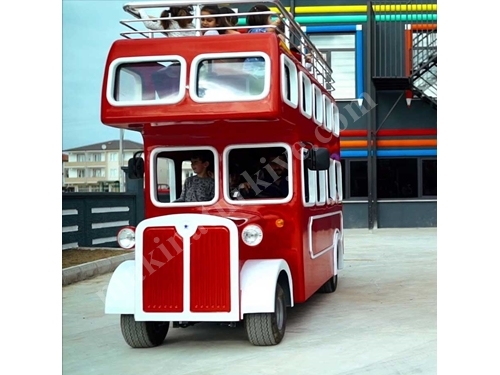 Akülü London Bus Çocuk Gezi Otobüsü
