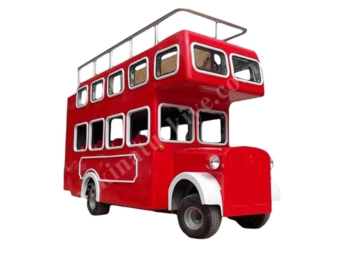 Akülü London Bus Çocuk Gezi Otobüsü