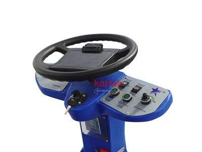 B 12001 Akülü Binicili Yer Yıkama Makinası  - 6