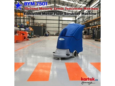 BYM7501  Akülü Yürütme Motorlu Zemin Yıkama Makinası  - 1