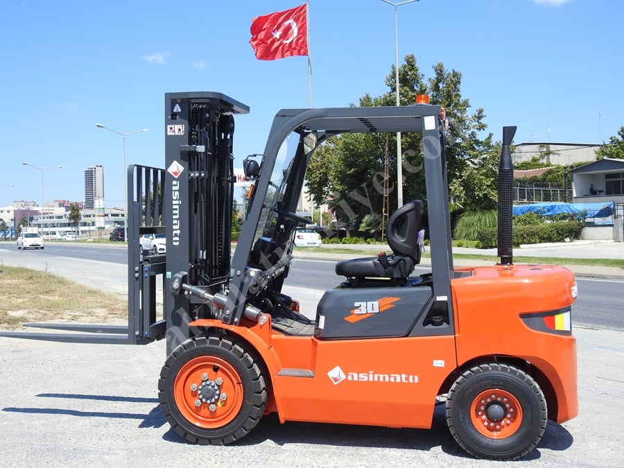 3 Ton 4800 Mm Asansör Dizel Forklift