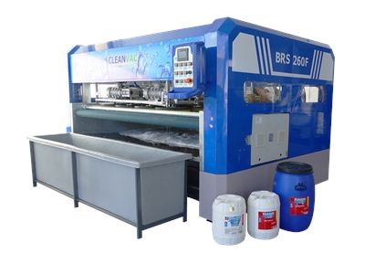 Masa Tipi 4 Fırçalı Yarı Otomatik Halı Yıkama Makinası