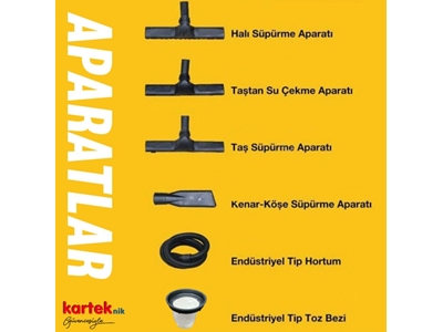 WD-602  60 Litre Sanayi Tipi Oto Yıkama Süpürgesi  - 1