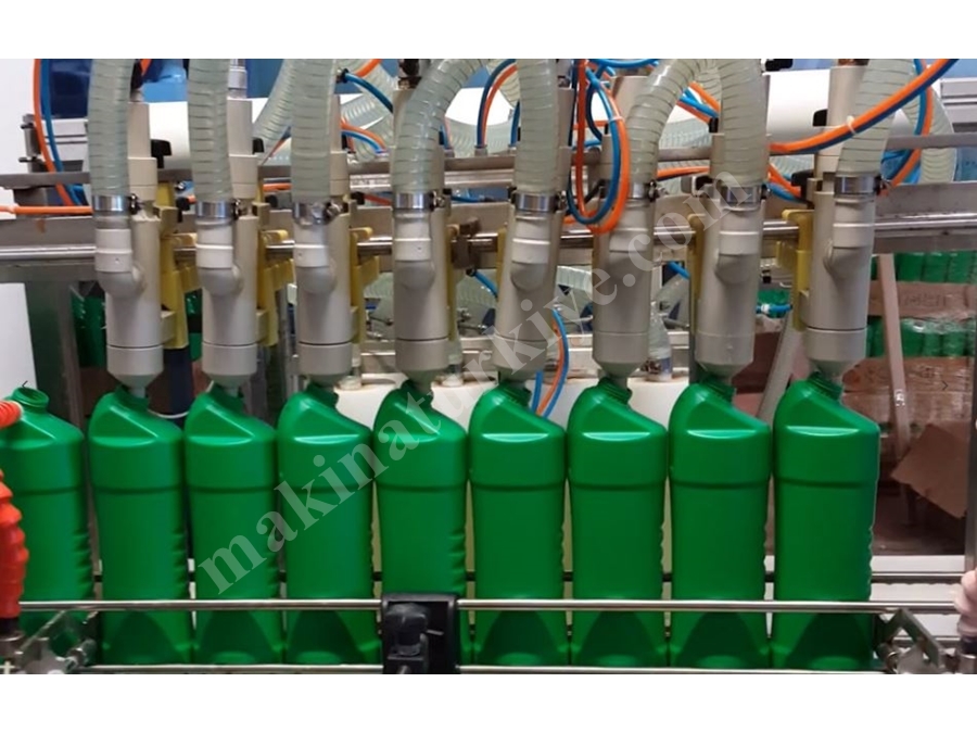 8-Nozzle Laundry Bleach Automatic Liquid Filling Machine