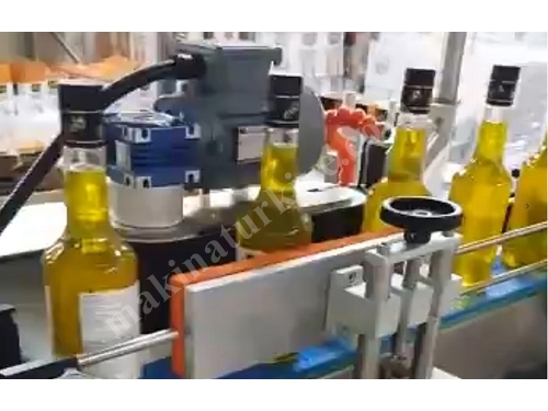 30 Metre/Dakika Tek Yönlü Silindir Etiket Sarım Makinası