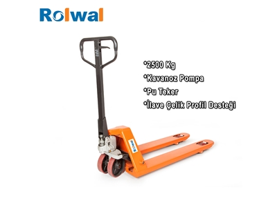 Transpalette Rolwal 2500 Kg BJ-TR-25-52X115-PU - 0