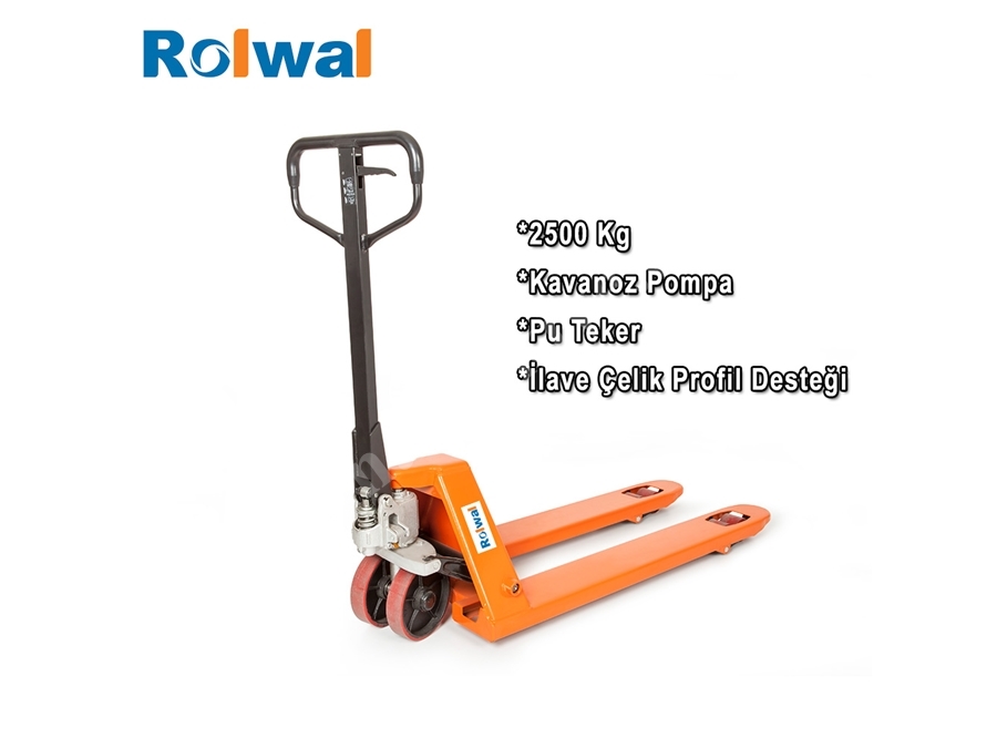 Transpalette Rolwal 2500 Kg BJ-TR-25-52X115-PU