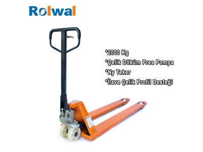 Rolwal 2000 Kg Uzun Çatal Transpalet FP-TR-SYPIIK20-180 - 0