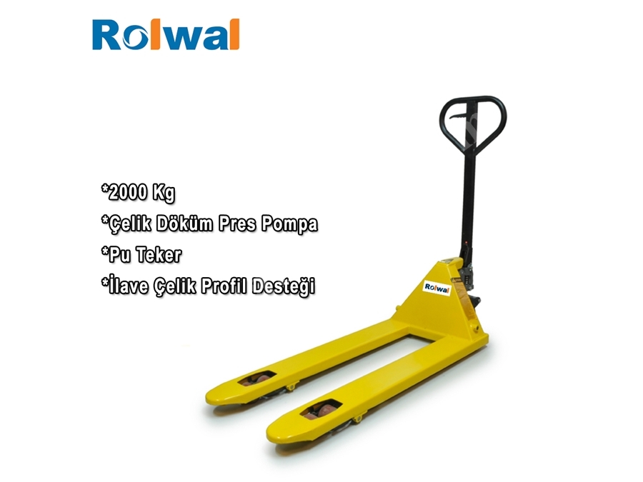 Rolwal 2000 Kg Alçak ŞaseTranspalet FP-TR-BFL-20-55