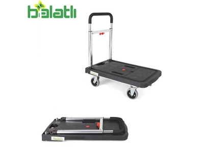 Balatlı Katlanabilir El Taşıma Arabası 150 Kg - 0