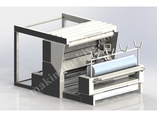 Machine de contrôle de qualité de tissu double face de la couchette au rouleau