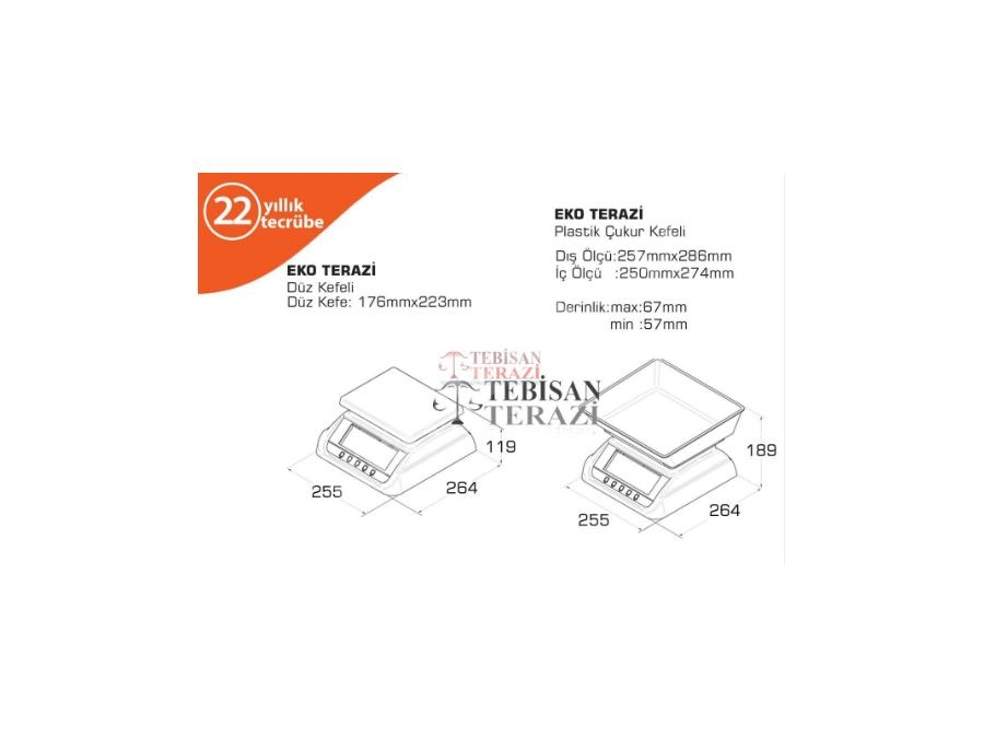 Eko 30 Kg X 1 Gr Tartım Terazisi