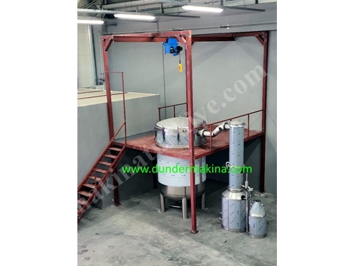 3500lt hacimli ve 500 Kg Kapasiteli Aromatik Bitki Distilasyonu