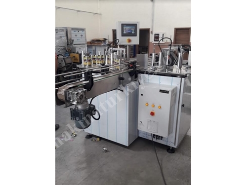Cam Şişe Plastik Şişe ve Düz Ürün Çift Taraflı Etiketleme Makinesi 1200 /4500 (ad/saat)