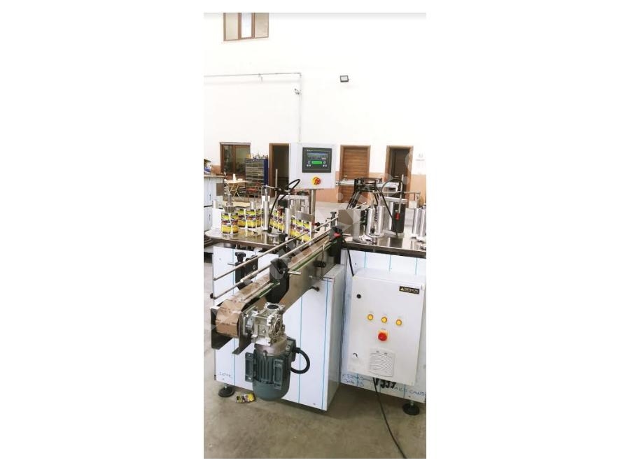 Cam Şişe Plastik Şişe ve Düz Ürün Çift Taraflı Etiketleme Makinesi 1200 /4500 (ad/saat)