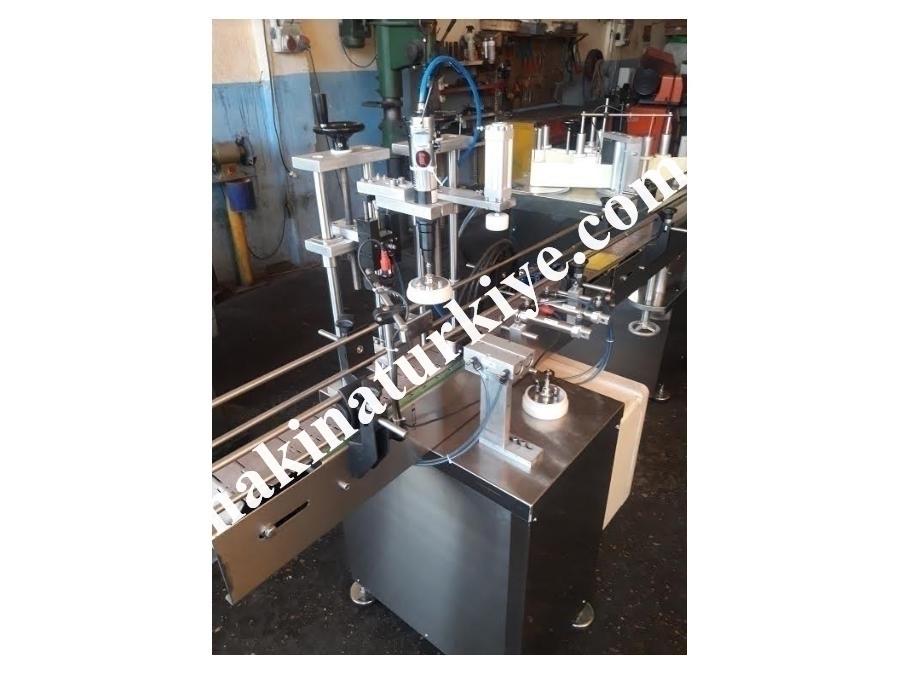 Yarı Otomatik Kapak Kapama Sıkma Makinesi