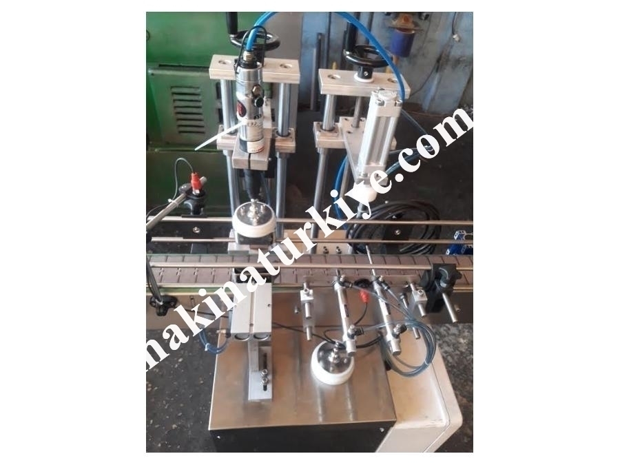 Yarı Otomatik Kapak Kapama Sıkma Makinesi