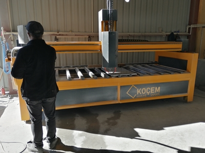 200X300 Cm (Step) Cnc Router Mermer Taş Kesme Kazıma Makinesi  - 1