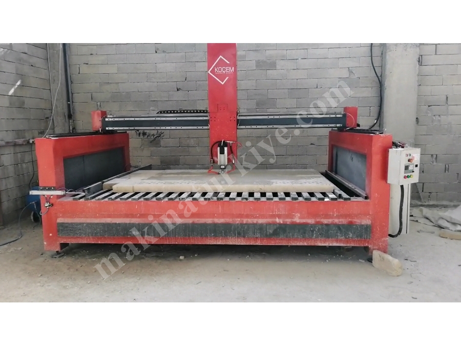 100X200 cm CNC Router Mermer Taş Kesme-Kazıma Makinesi