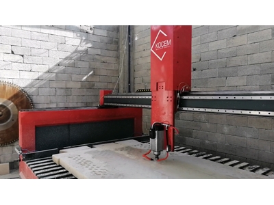 100X200 cm CNC Router Mermer Taş Kesme-Kazıma Makinesi - 6