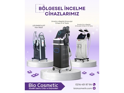 Emslim 4 Başlıklı Emsculpt Cihazı 0-14 Tesla - 3
