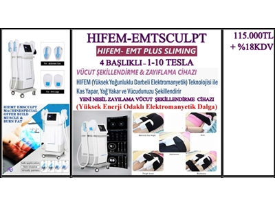 4 Başlıklı Güzellik Kas Aleti Makinası Hifem - 2