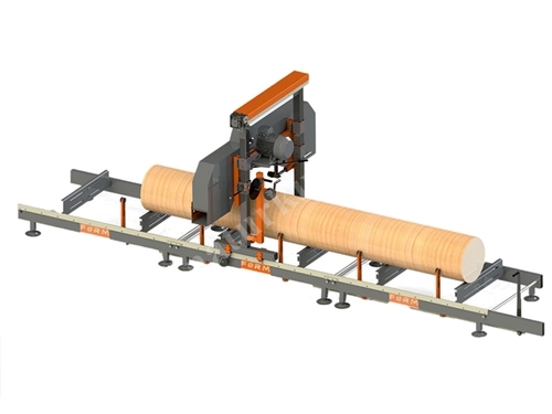 Manuel Yatay Tomruk Kesim Makinesi