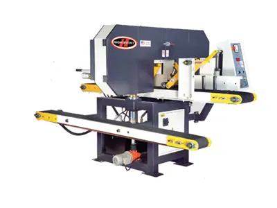 Horizontal Stripe Wood Cutting Saw