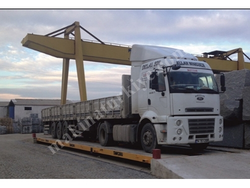 60 Ton Capacity (3x8 m) Mobile Steel and Concrete Platform Vehicle Scale