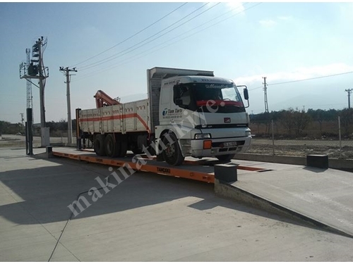 Vehicle Scale with 60 Ton Capacity (3x9 m) Mobile Steel and Concrete Platform