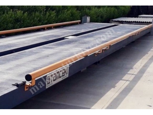 Mobile Stahl- und Betonplattform-Fahrzeugwaage mit 60 Tonnen Kapazität (3x15 m)