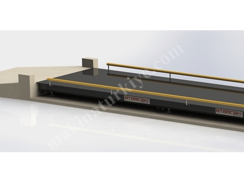 50-60 Ton Capacity (3x9m) Mobile Steel Platform Vehicle Scale