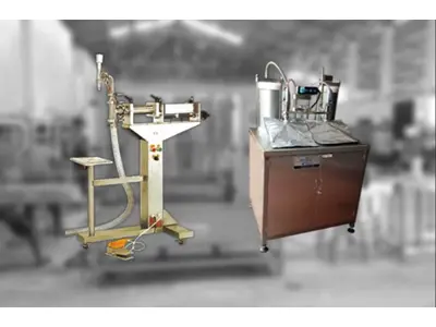 Volumetric Filling Machine with 1000-5000 ml (6-16 pieces/min) Capacity