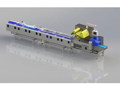 Çikolata, Gofret, Kek Yatay Flowpack Paketleme Makinası