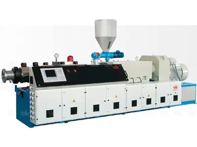Conical Twin Screw PVC Profile Extruder