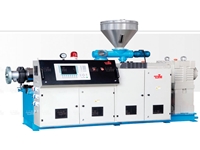 Conical Twin Screw PVC Profile Extruder - 1