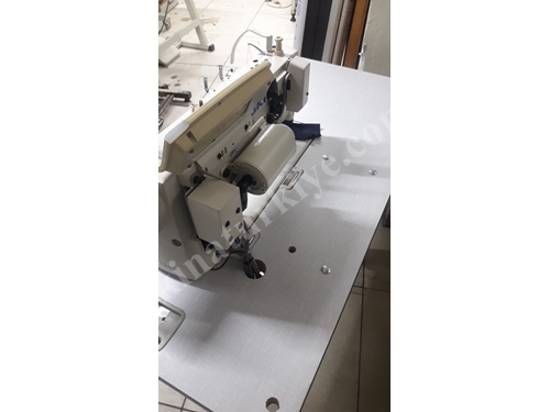 LH 3588A 7 Head Motor Driven Automatic Electronic Twin Needle Sewing Machine with Trimmer