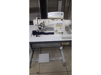 LH 3588A 7 Head Motor Driven Automatic Electronic Twin Needle Sewing Machine with Trimmer - 0