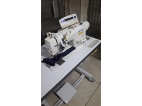 LH 3588A 7 Head Motor Driven Automatic Electronic Twin Needle Sewing Machine with Trimmer - 2