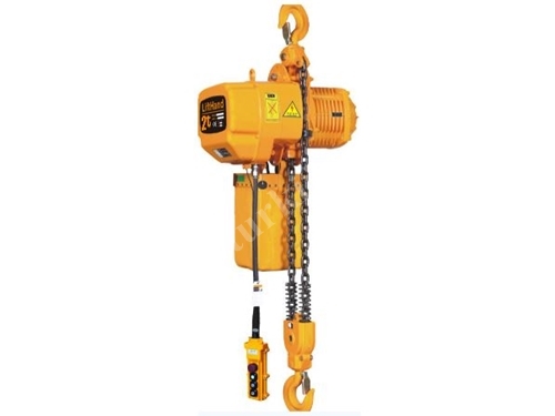 2 Ton Fixed Hook Hanging Double Chain Hoist