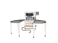 SÇ 6000 (2 Essieux) Machine de Nettoyage de Coin CNC Semi-Automatique Contrôlée 