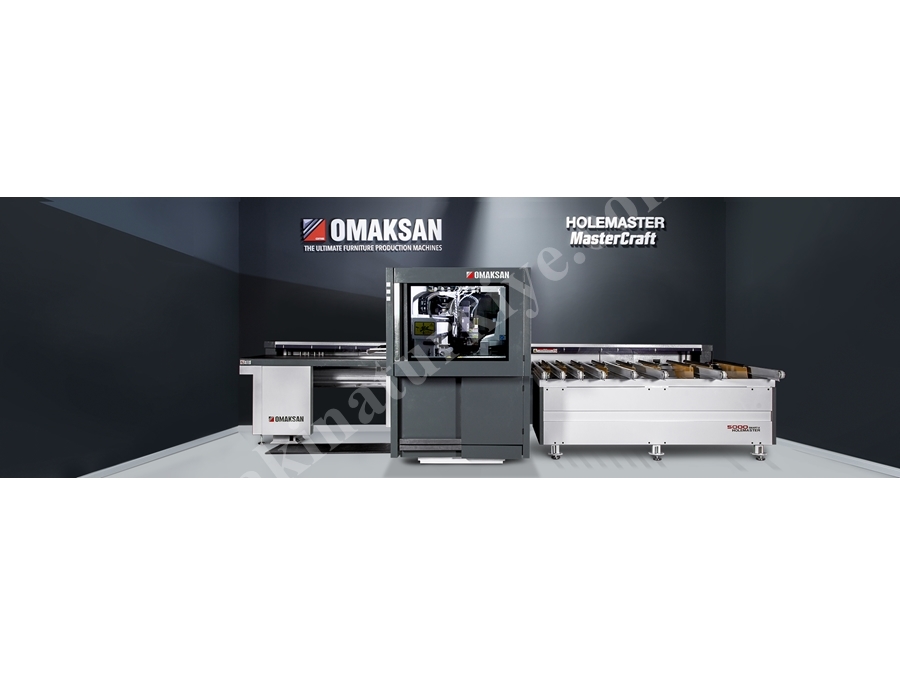 Omaksan Modüler Mobilya 6 Yüzey Cnc Delik Delme Makinesi